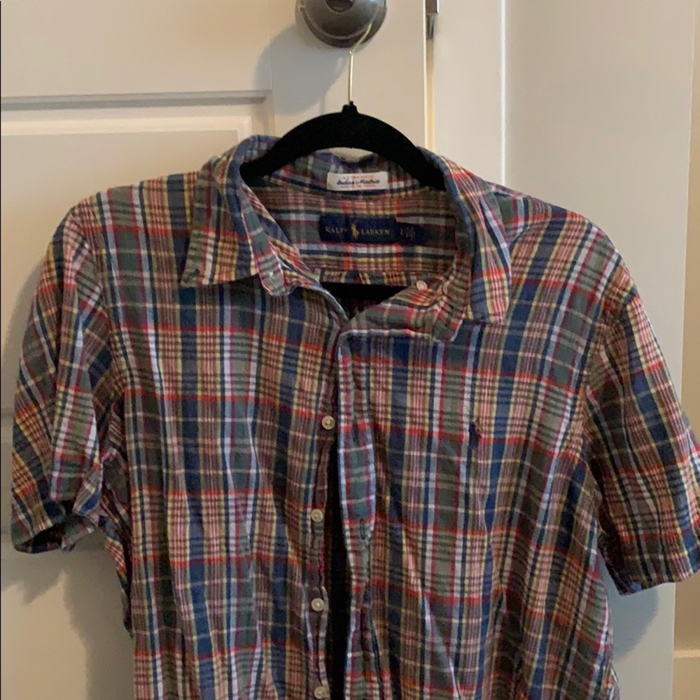 Polo short sleeve button down